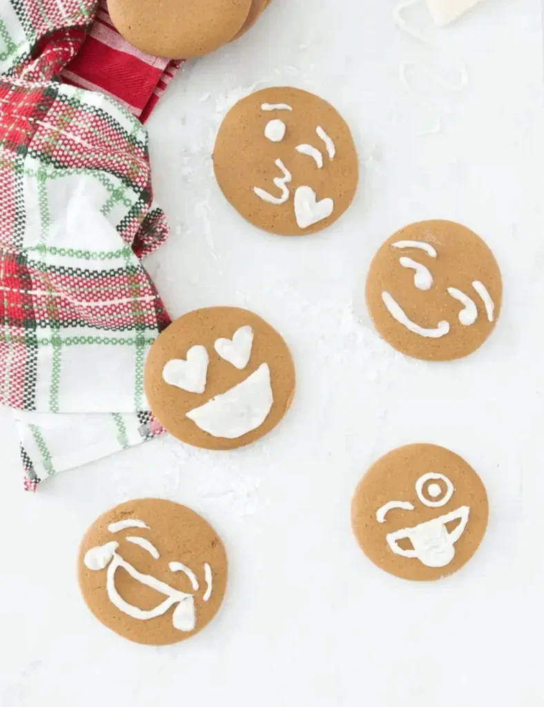 Gingerbread Emoji Cookies