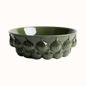 Green Large Stoneware Bowl