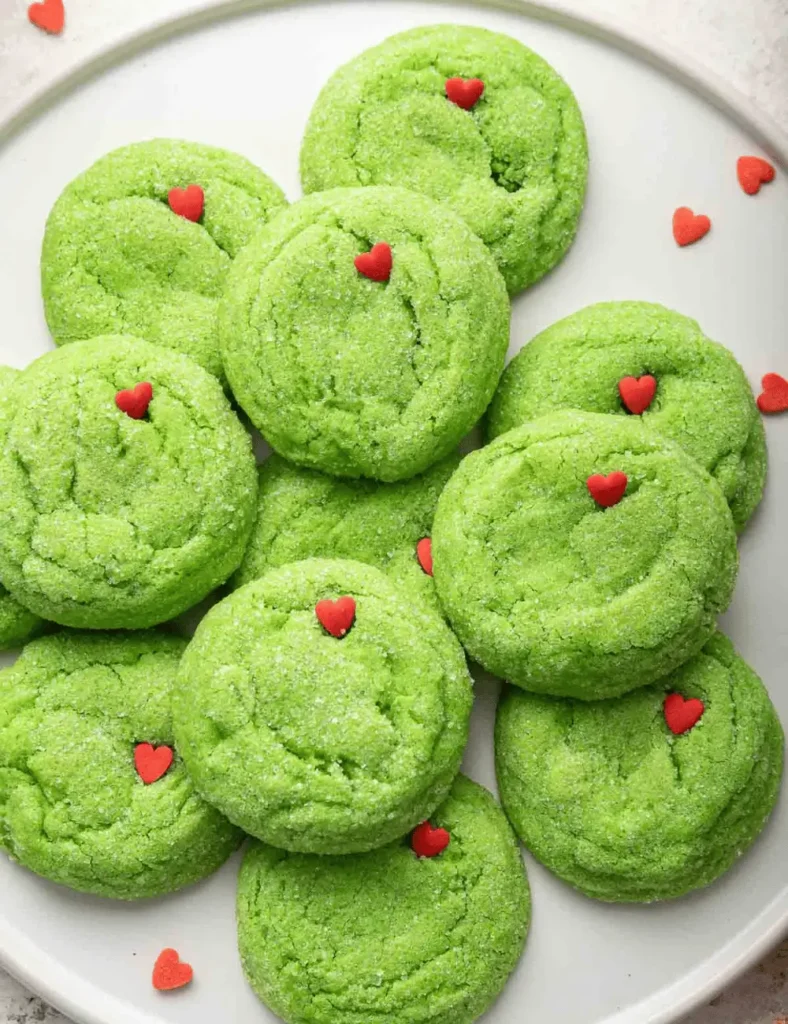 Grinch christmas cookies