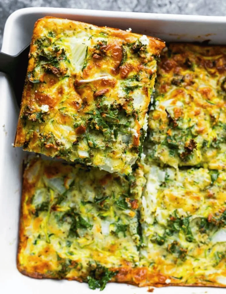 Herb & Zucchini Egg Bake