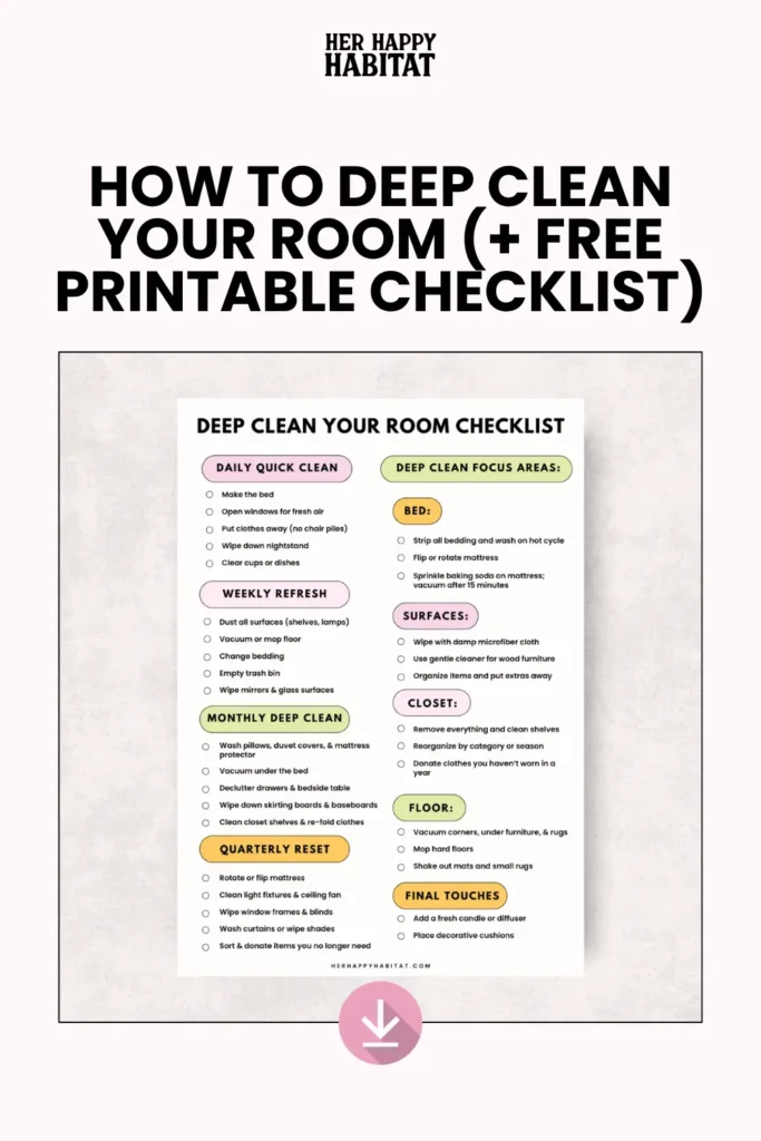 How To Deep Clean Your Room