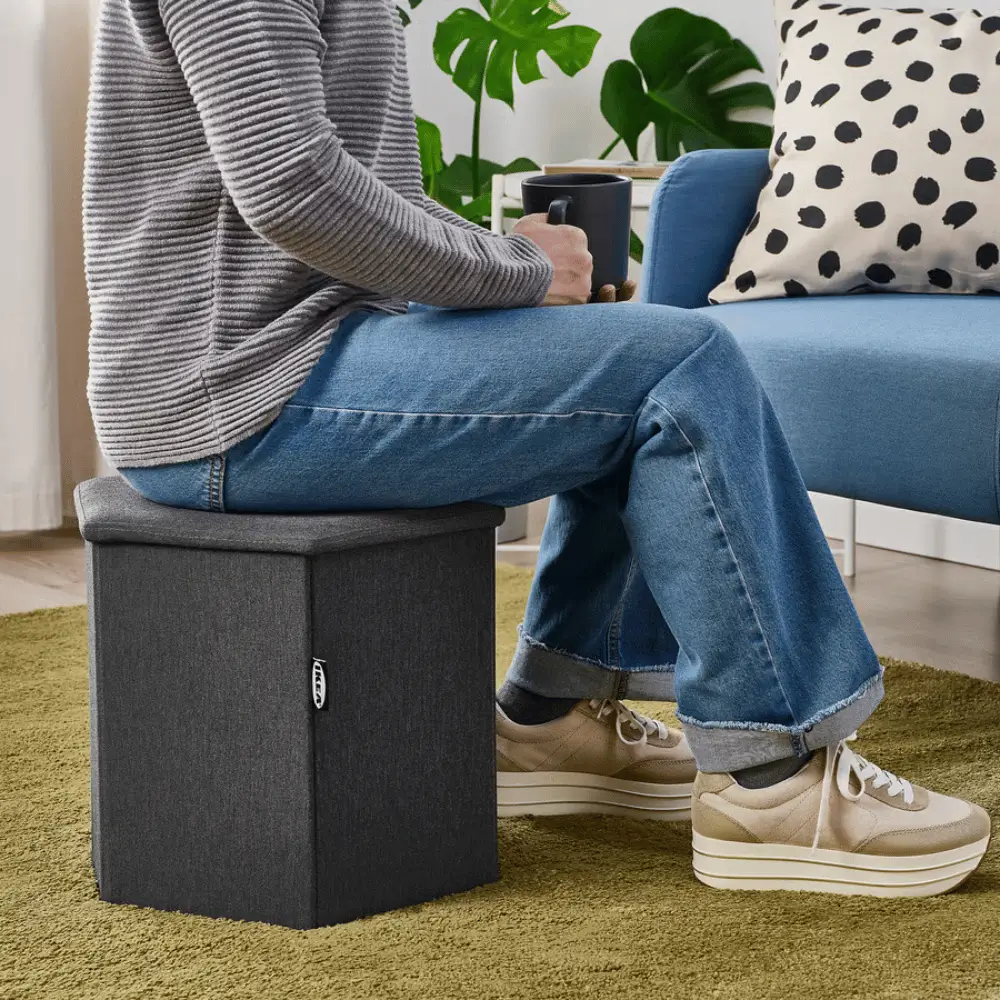 KJUGE Ottoman with Storage from IKEA