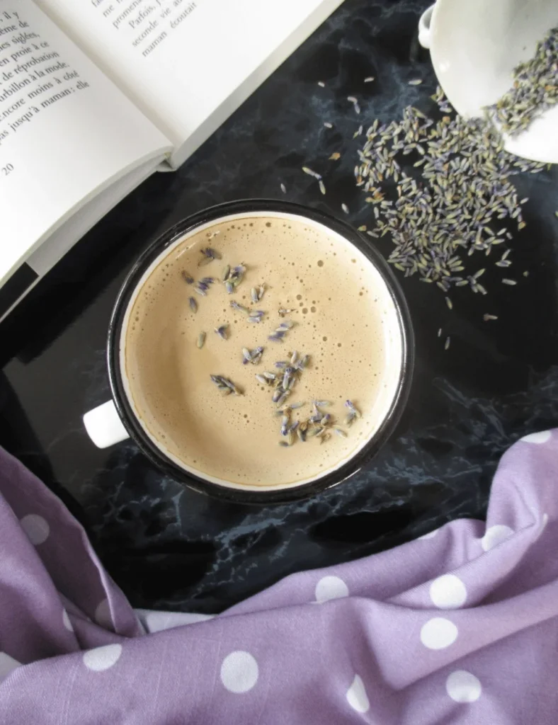 Lavender latte