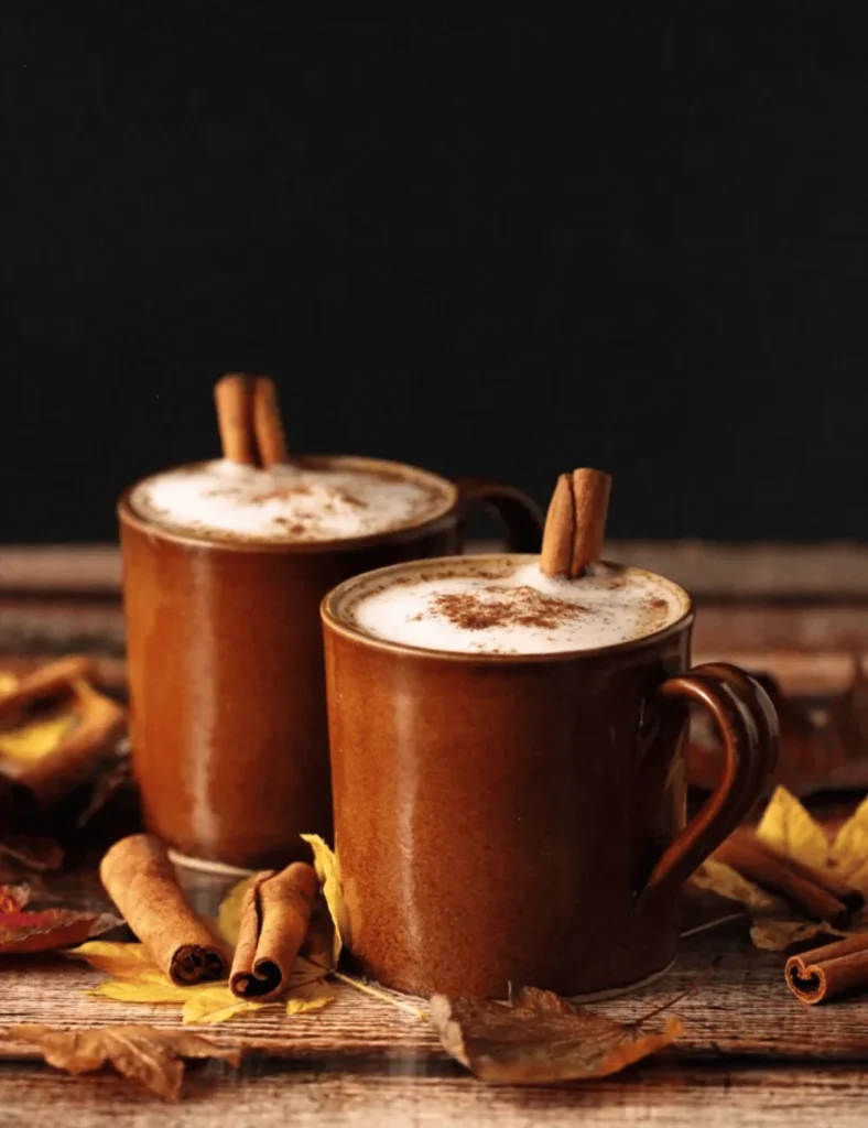 Maple Cinnamon Latte. fall coffee recipes