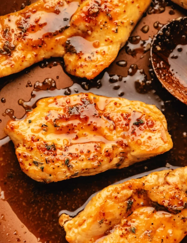 Maple Mustard Glazed Chicken