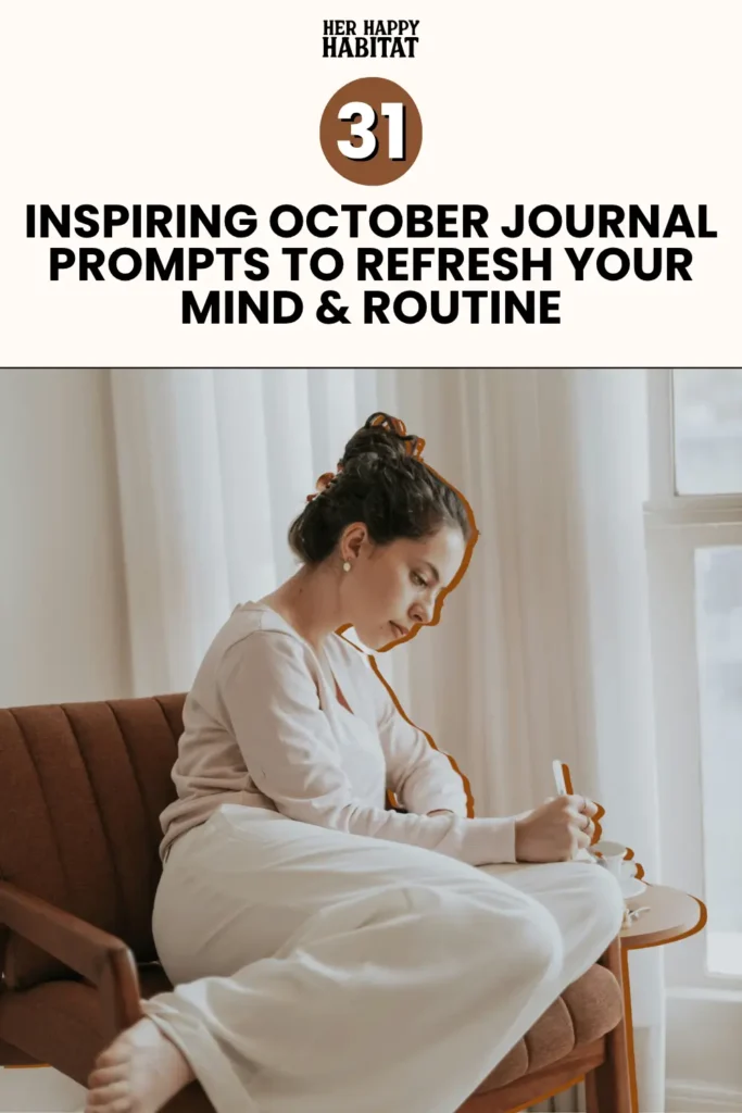 Inspiring October Journal Prompts
