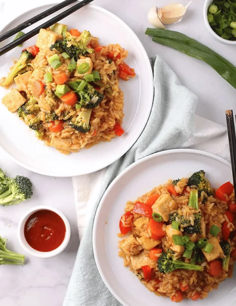One-Pot Teriyaki Tofu and Rice