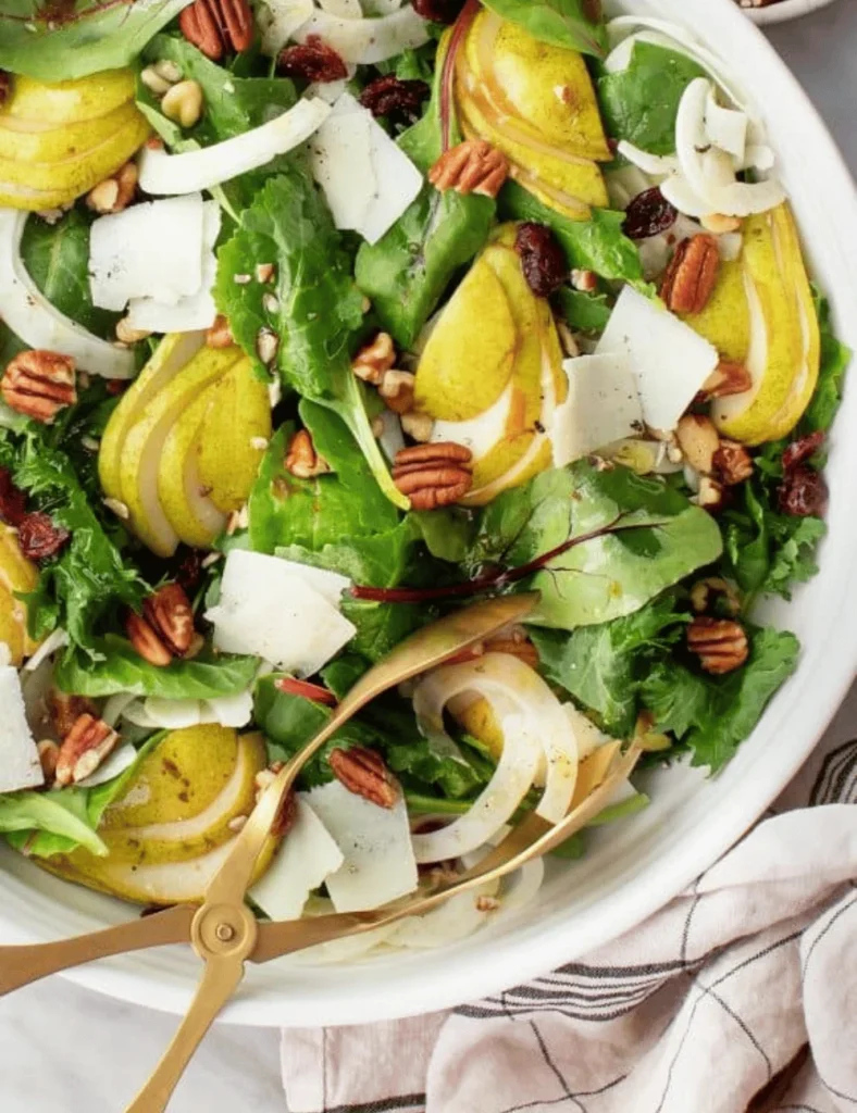 Pear Salad with Balsamic and Walnuts