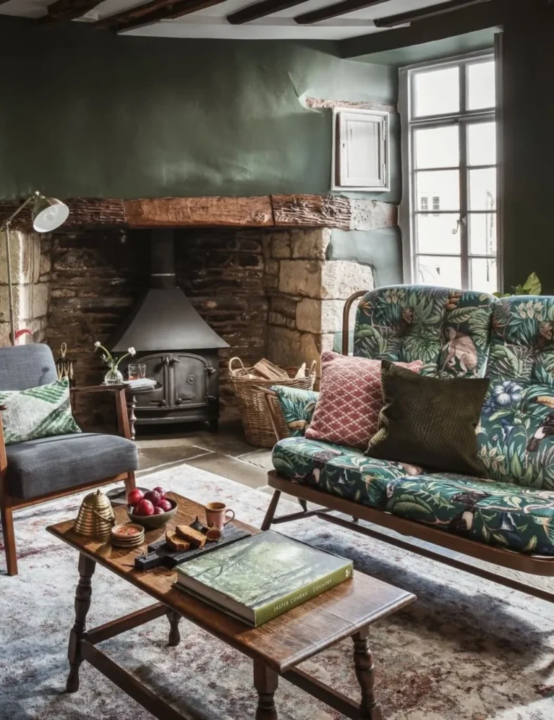 Room with a Statement Wall Color