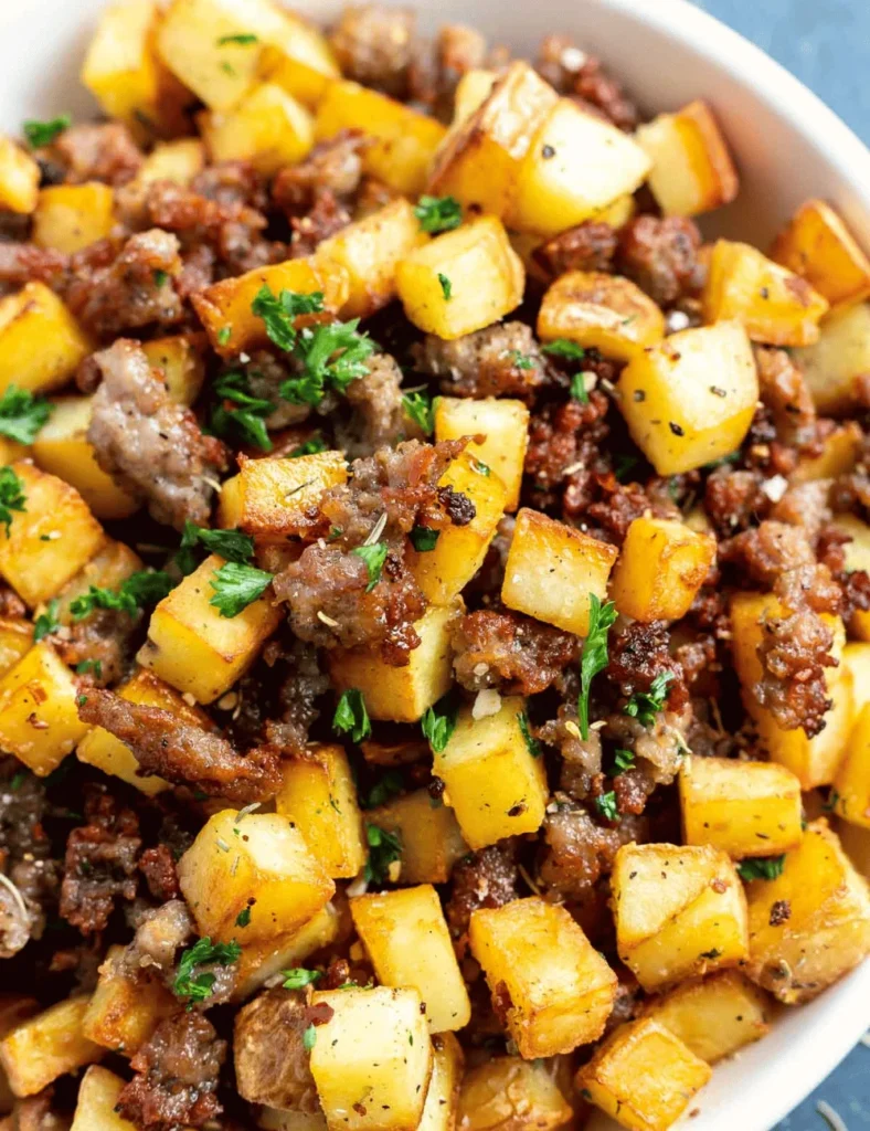 Sausage and Potatoes Breakfast Hash