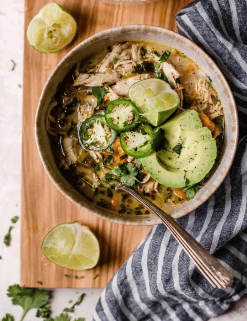 Slow Cooker White Chicken Chili (Dairy-Free). fall chili recipes