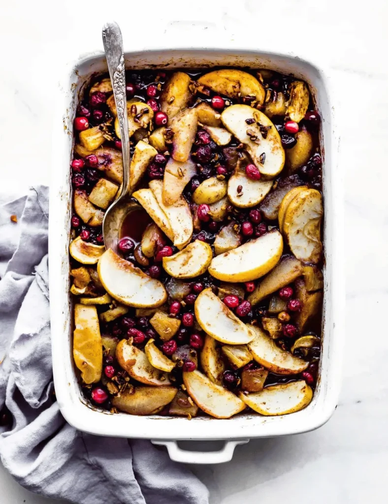Spiced Hot Fruit Bake