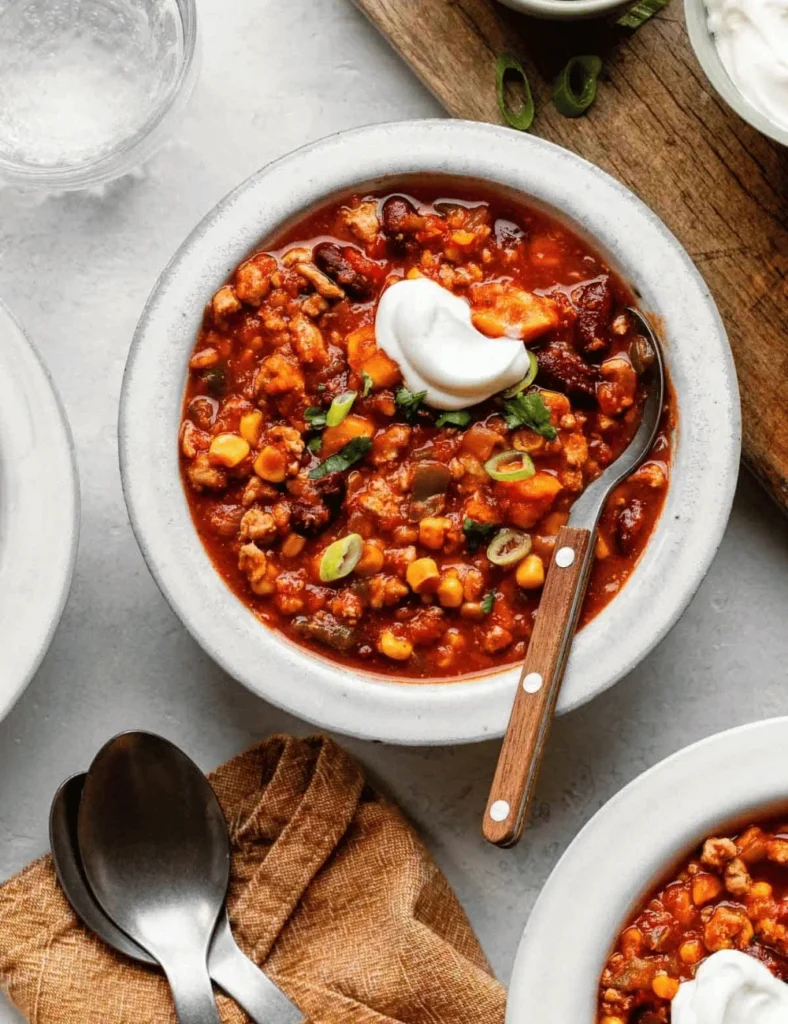 Turkey Sweet Potato Chili