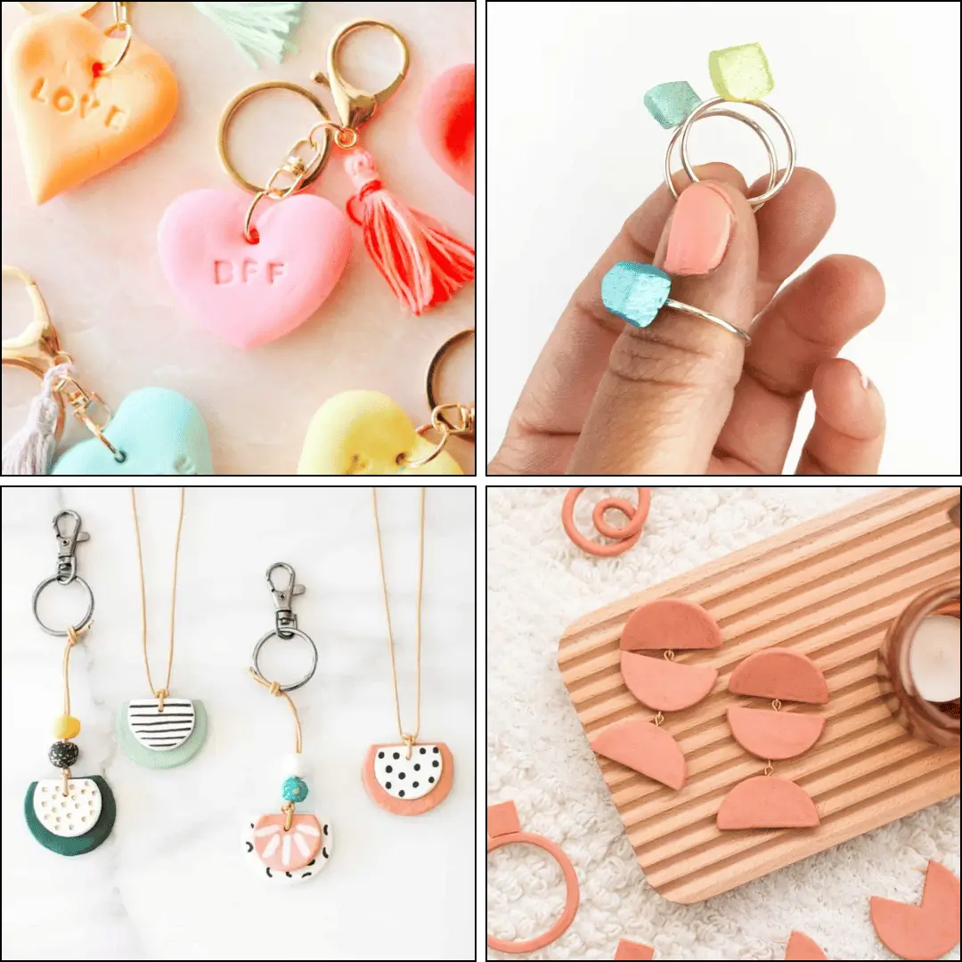 air dry clay jewelry ideas
