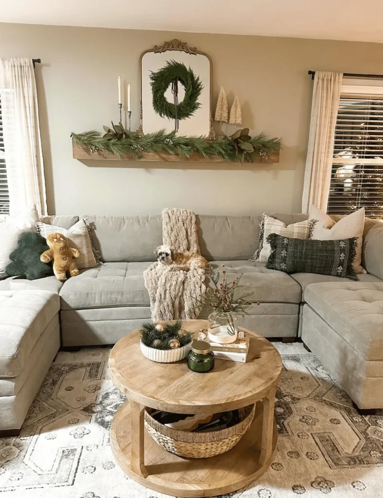 cosy christmas coffee table