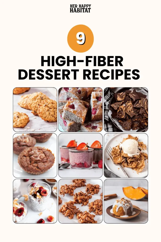 high fiber dessert recipes