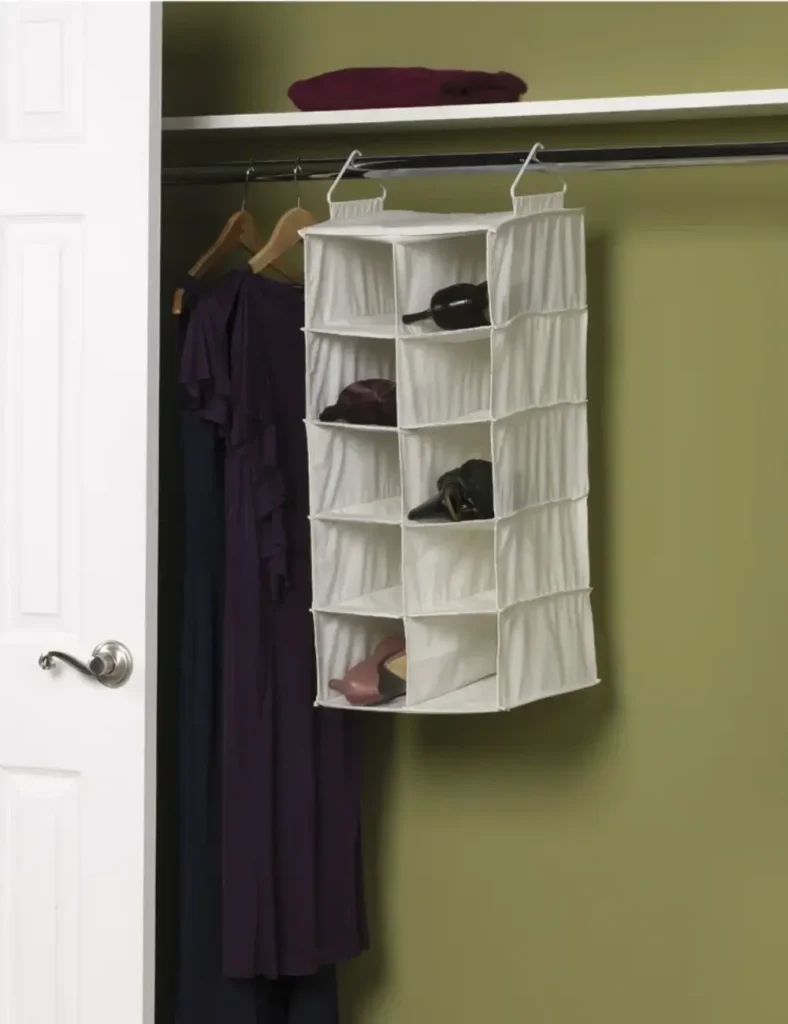 10 Pair Hanging Shoe Organizer