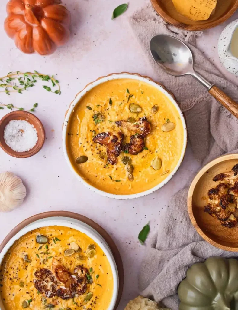 Cauliflower and Pumpkin Soup. pumpkin soup recipes