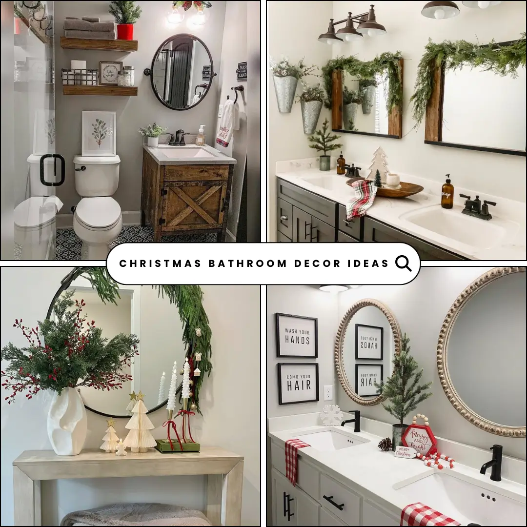 Christmas bathroom decor ideas