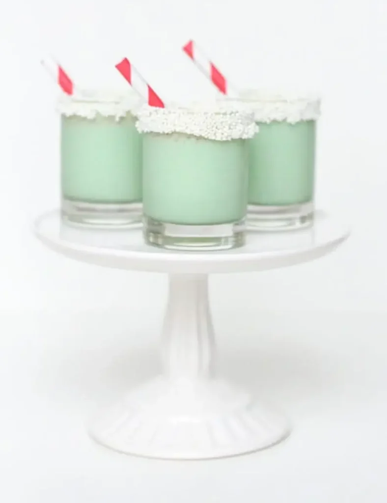 Christmas Cookie Ice Cream Shots