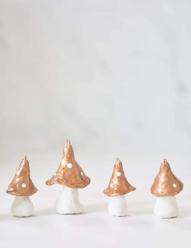 Clay Mushrooms DIY (Air Dry Crayola Clay)