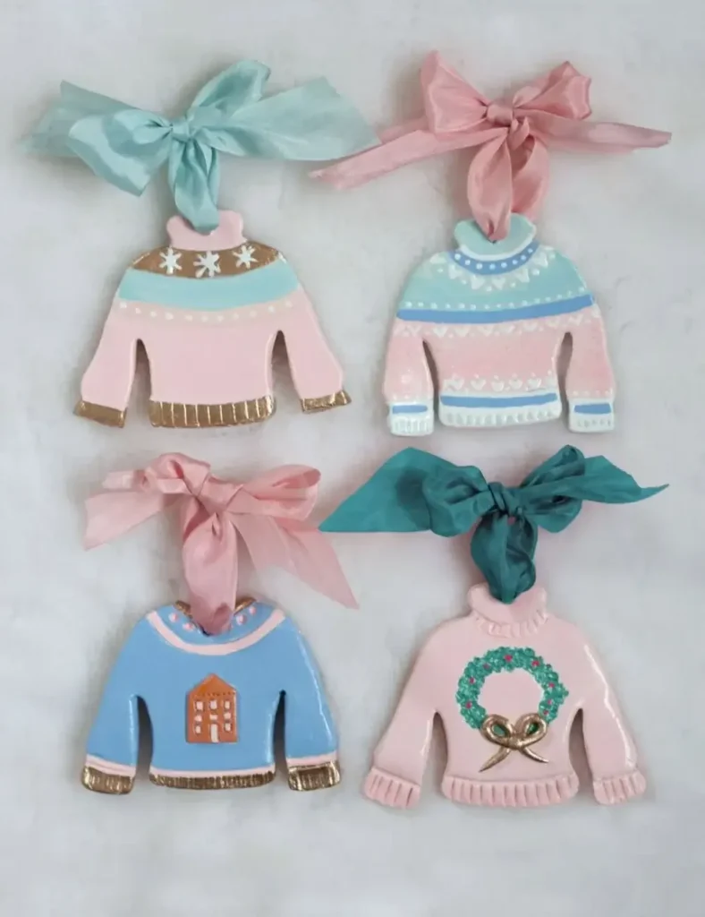 Cute Christmas Sweater DIY Ornaments