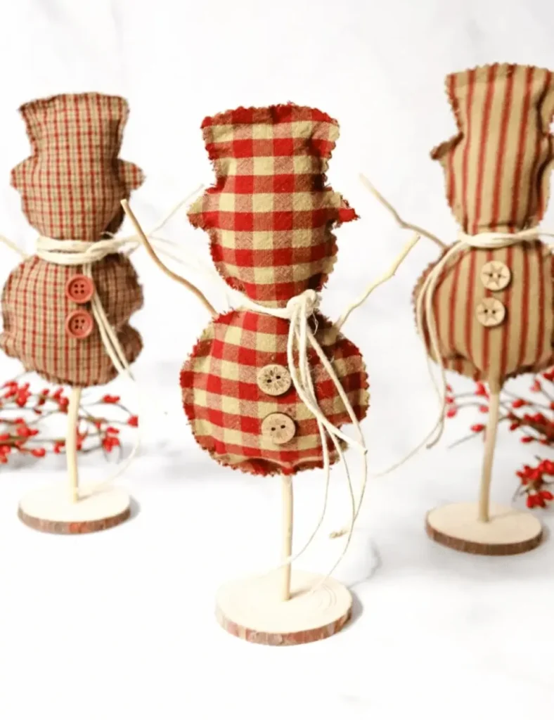 Fabric Snowman Craft