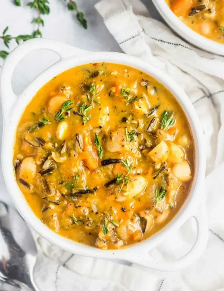 Nourishing Pumpkin Wild Rice Soup. pumpkin soup recipes