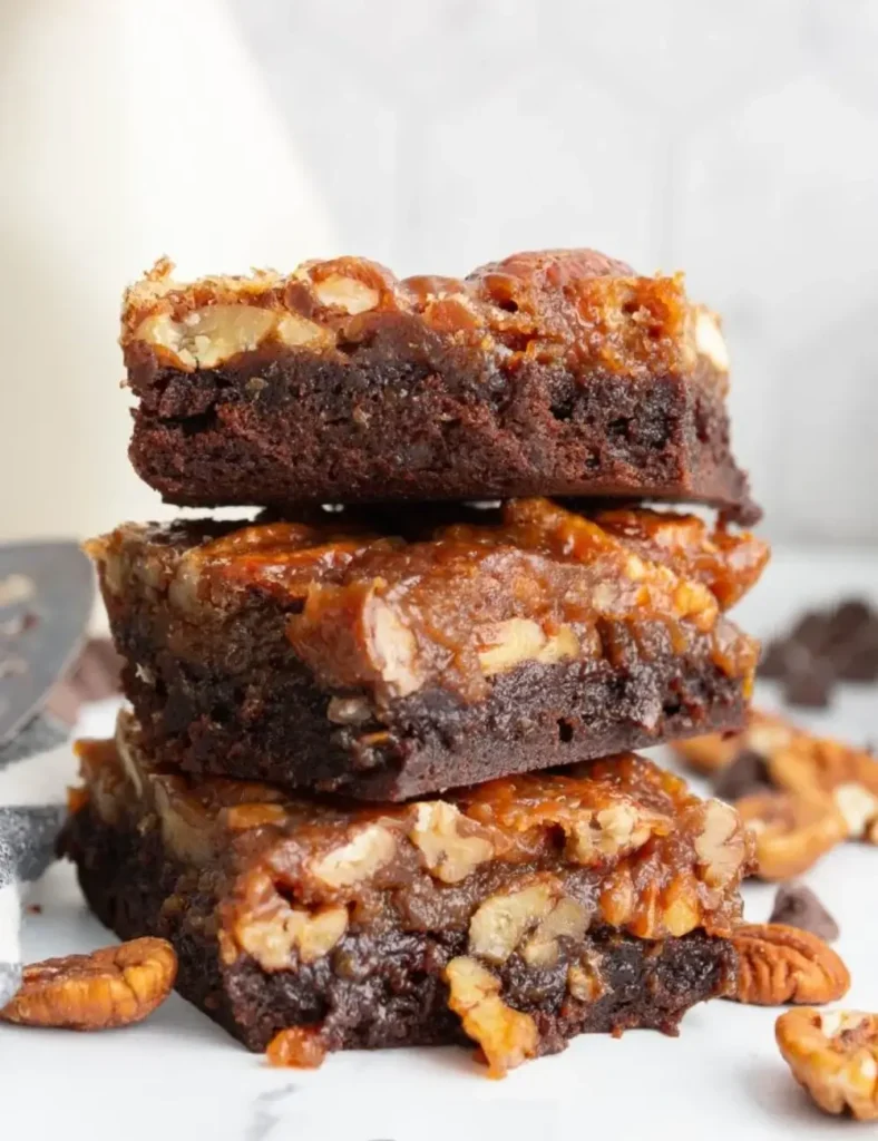 Pecan Pie Brownies. thanksgiving brownies