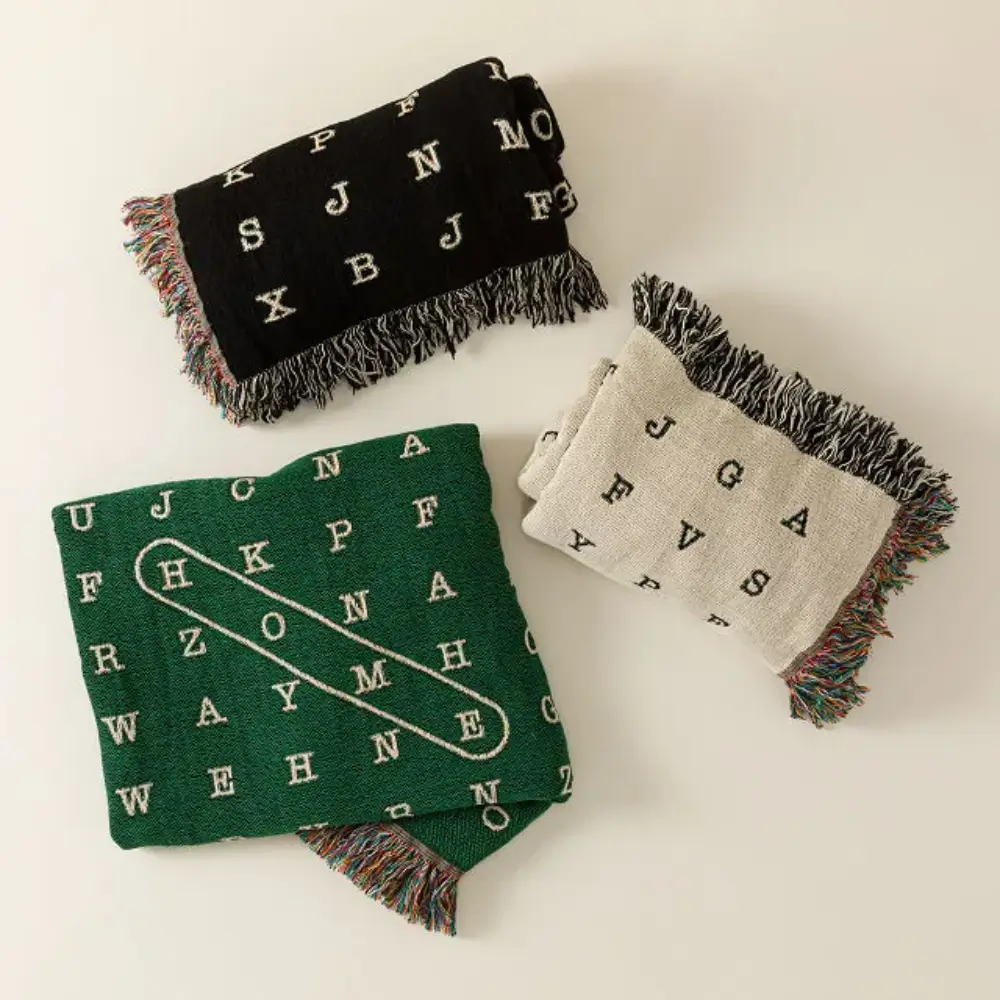 Personalized Word Search Throw Blanket