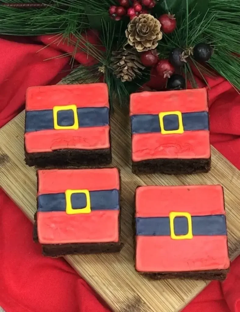 Santa Belt Brownies