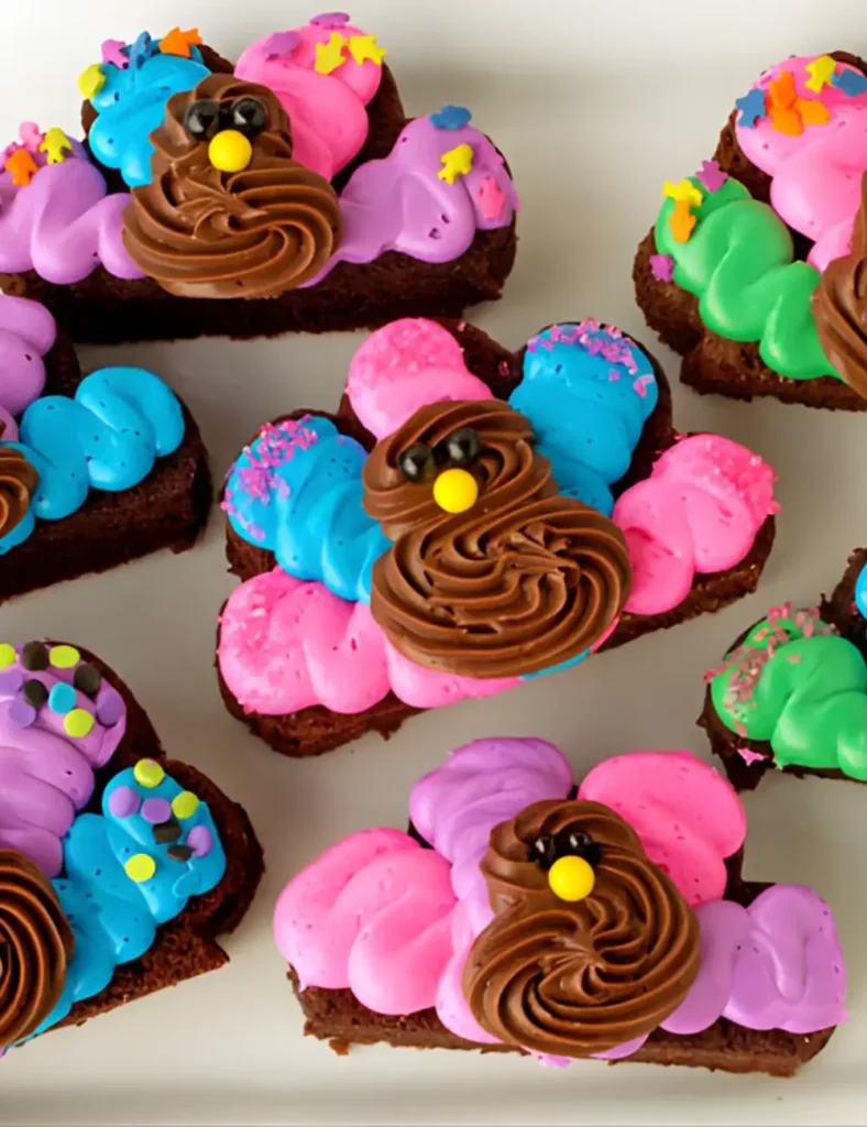 Simple Turkey Brownies. thanksgiving brownie recipes