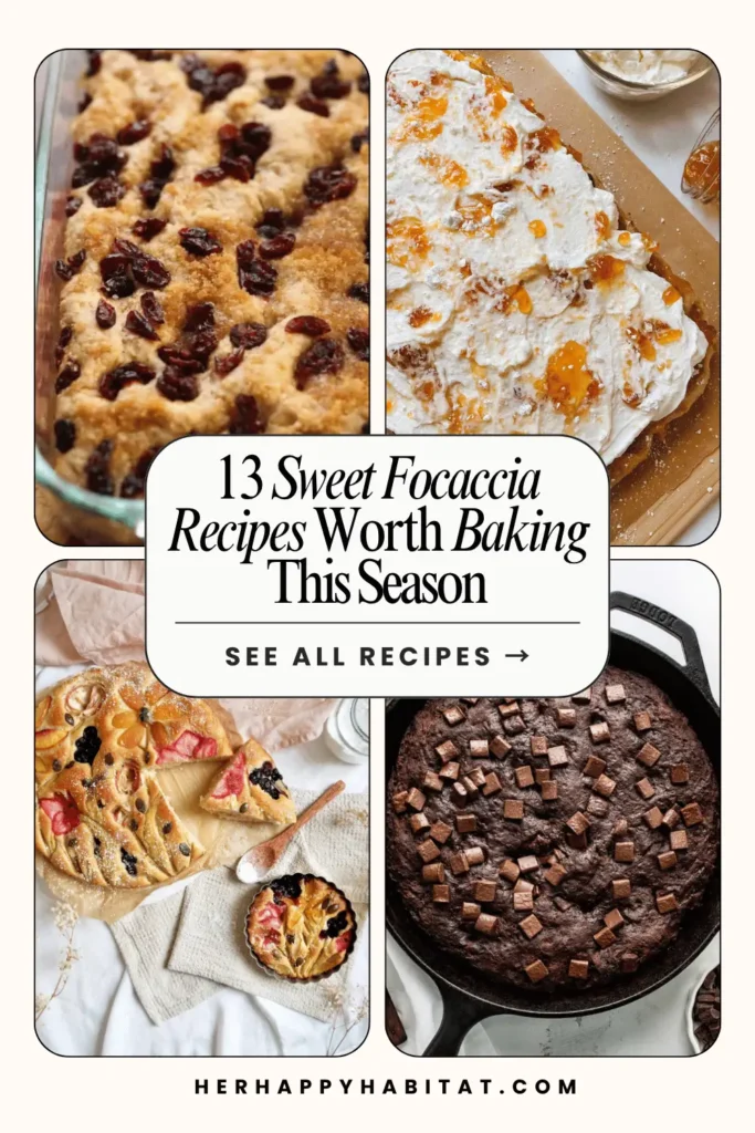 Sweet Focaccia Recipes