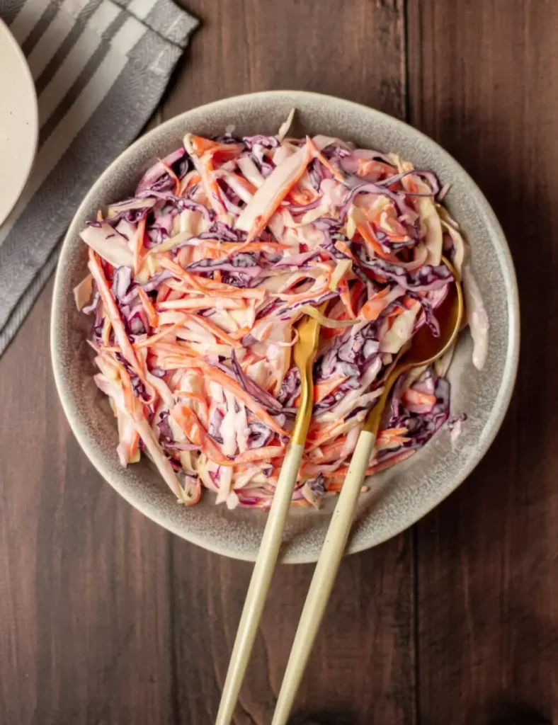 Vegan Coleslaw. vegan thanksgiving recipes