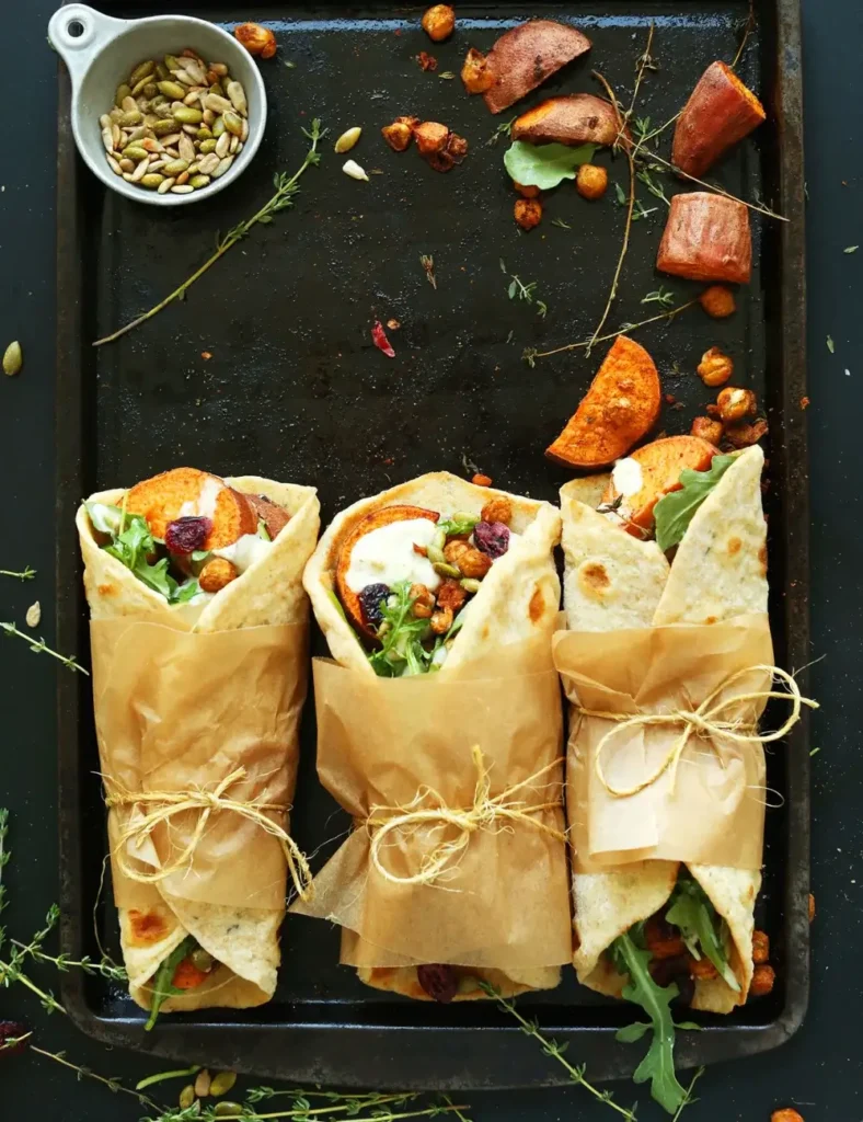 Vegan Thanksgiving Wraps
