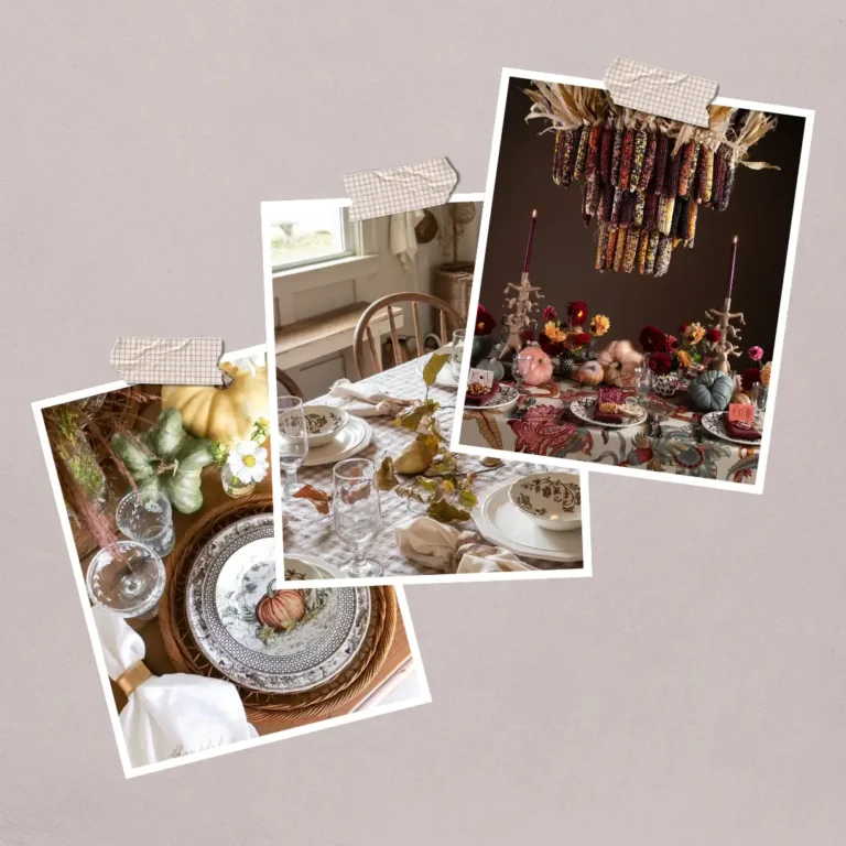 thanksgiving tablescape ideas