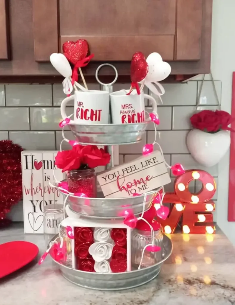 Mr. & Mrs. Valentine Tray