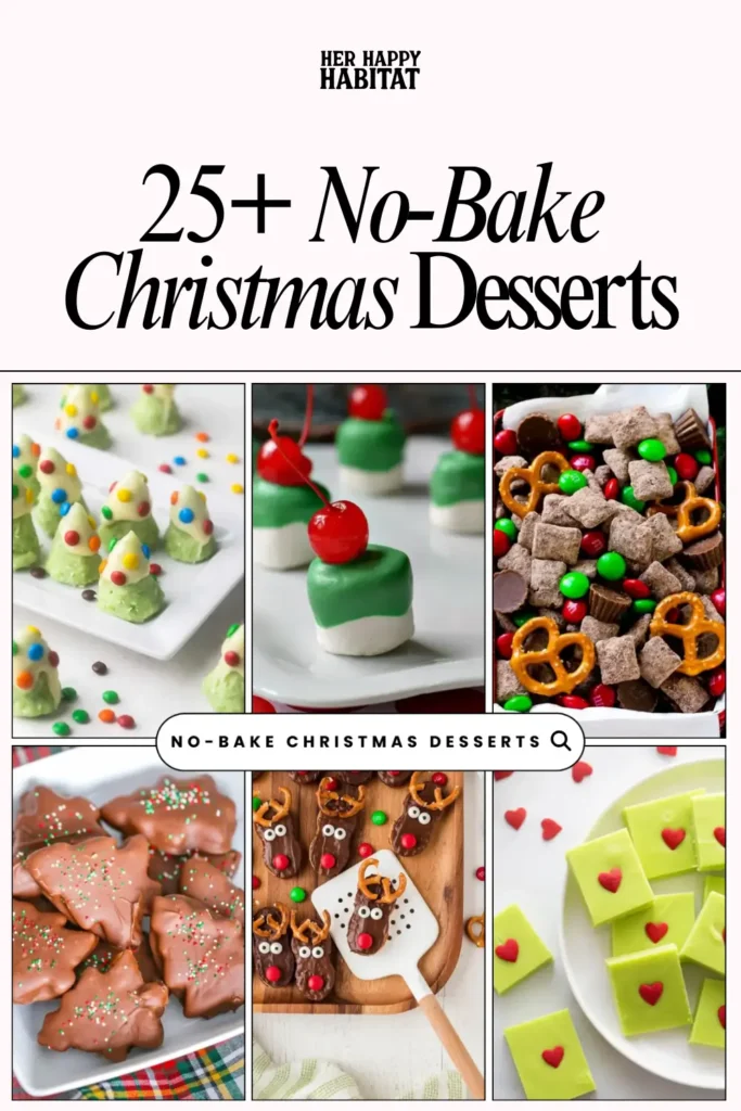 25+ No-Bake Christmas Desserts