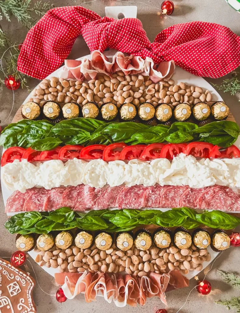 Christmas Ornament Charcuterie Board