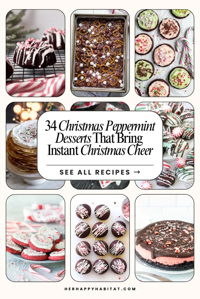 Christmas Peppermint Desserts