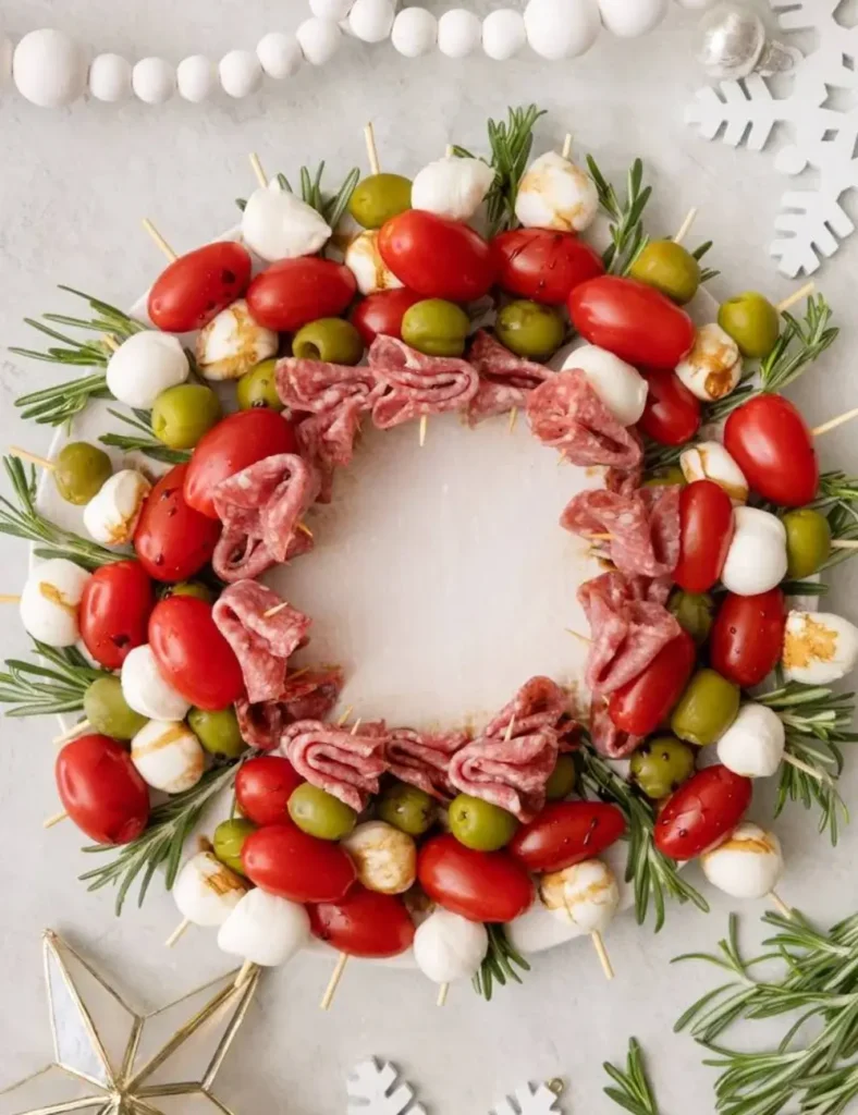 Christmas Wreath Charcuterie Board