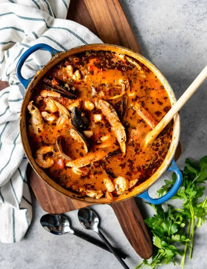 Cioppino (Italian Seafood Stew). Christmas Soup Recipes