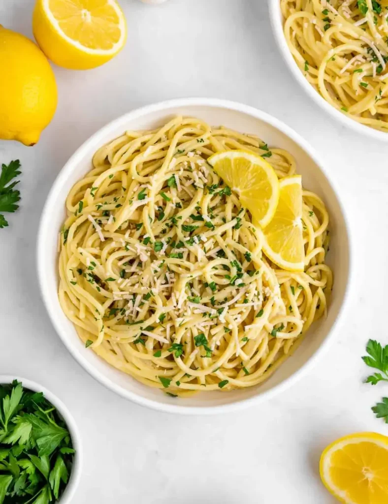 Creamy Vegan Lemon Pasta. vegan pasta recipes