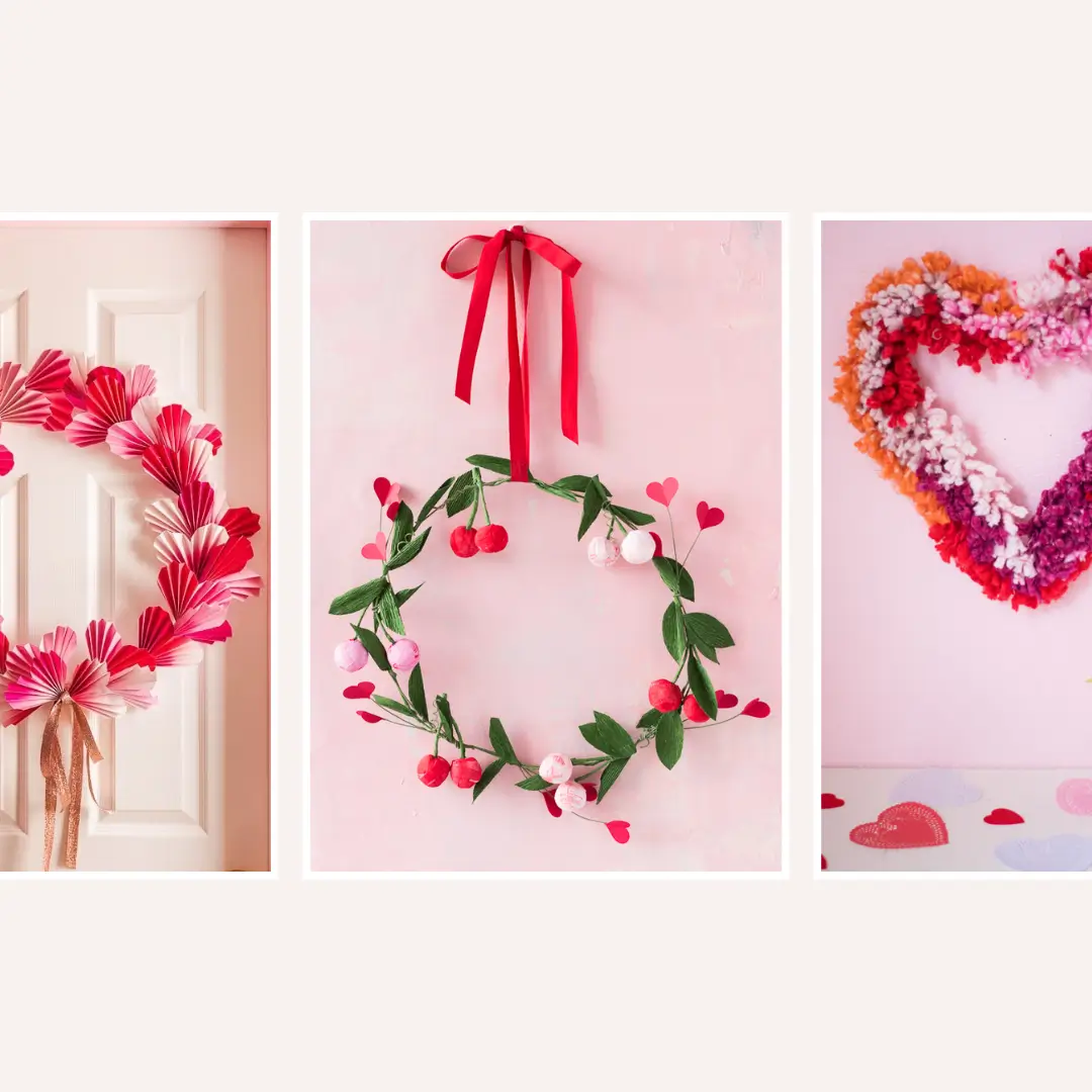DIY Valentine's Day Wreath Ideas