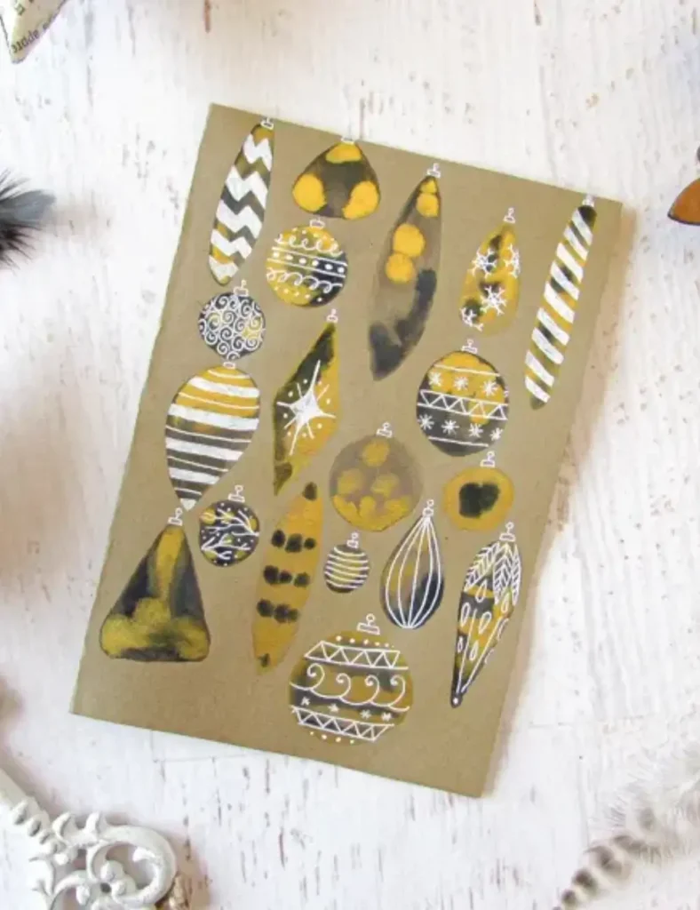 Easy DIY Watercolor Christmas Cards