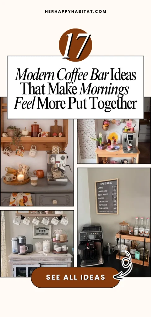 Modern Coffee Bar Ideas