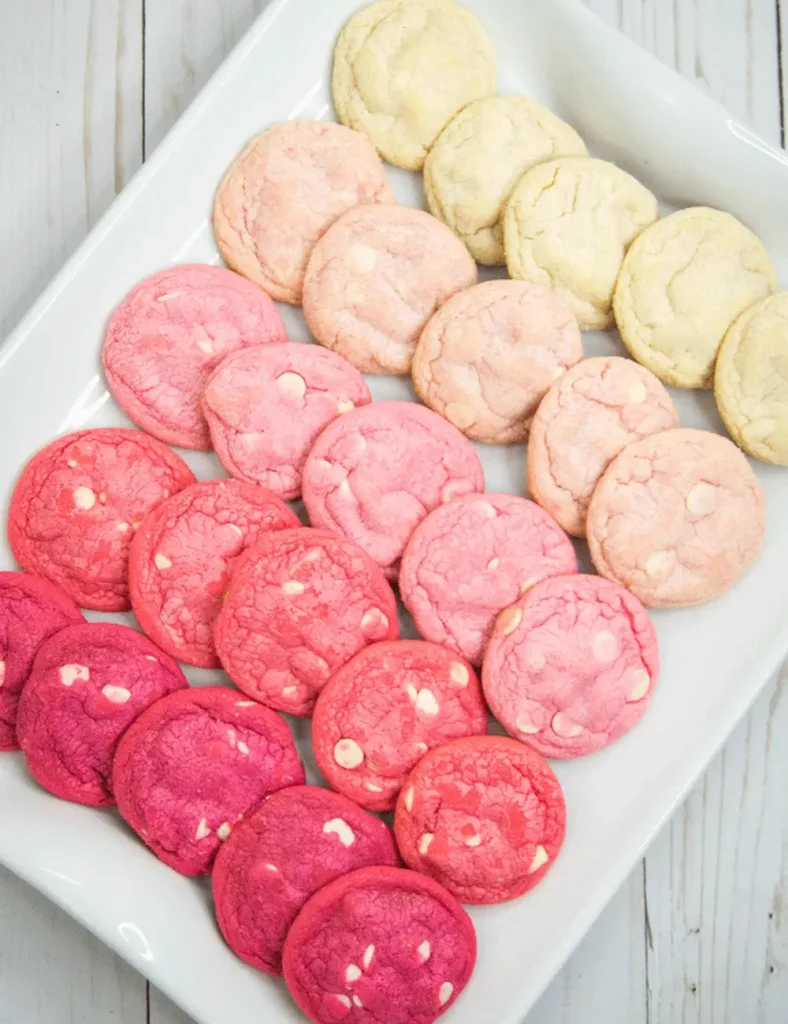 Pink Ombre Valentine’s Day Cookies