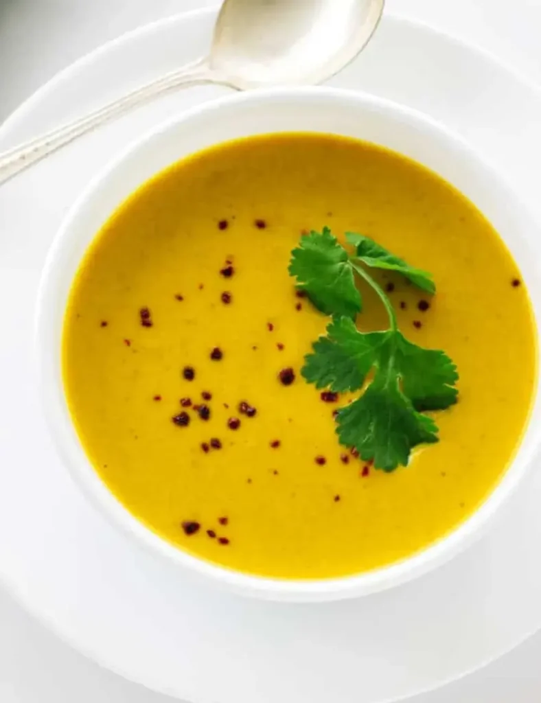 Pumpkin Soup with Coconut Milk. Christmas Soup Recipes