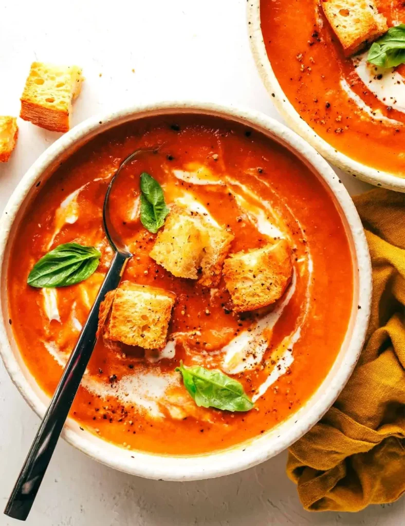 Roasted Tomato Soup. Christmas Soup Recipes