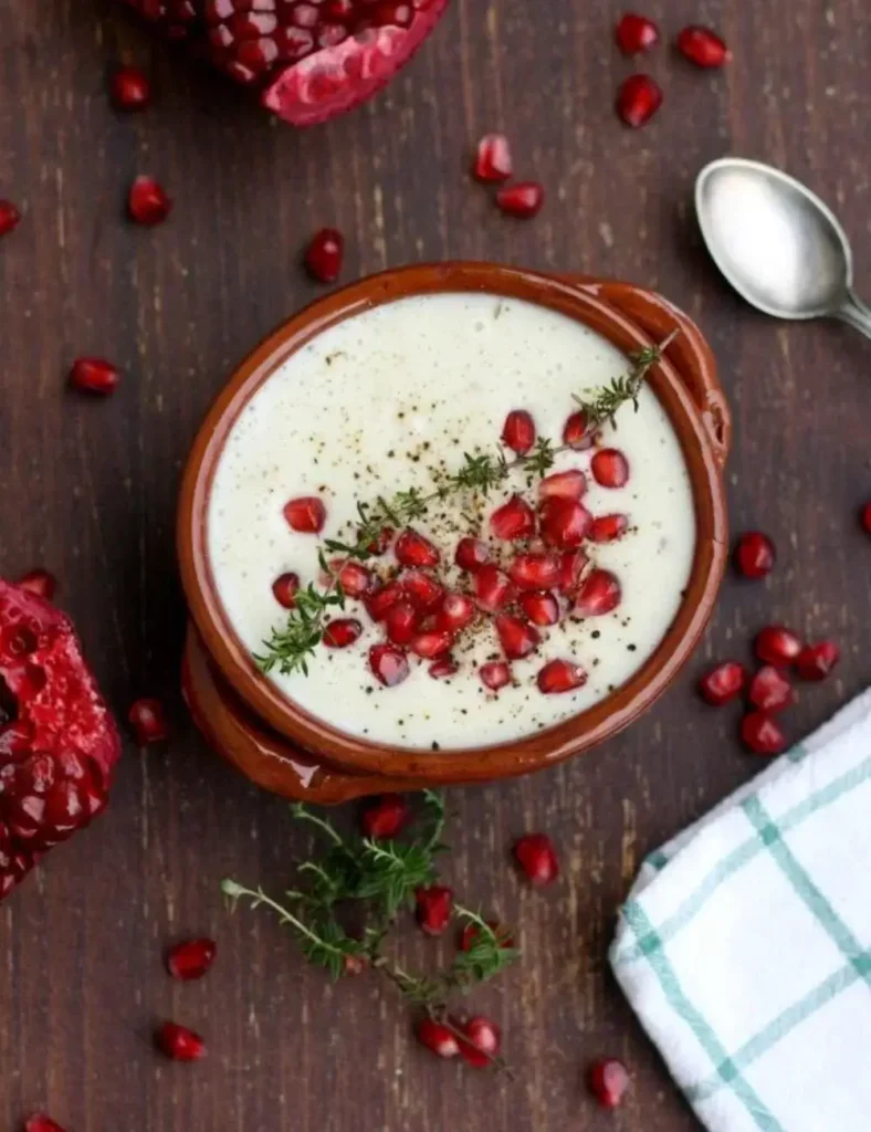 Silky Vegan Cauliflower Soup. Christmas Soup Recipes